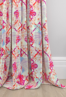 Faded Glamour, Fairground White - Made To Measure Curtains